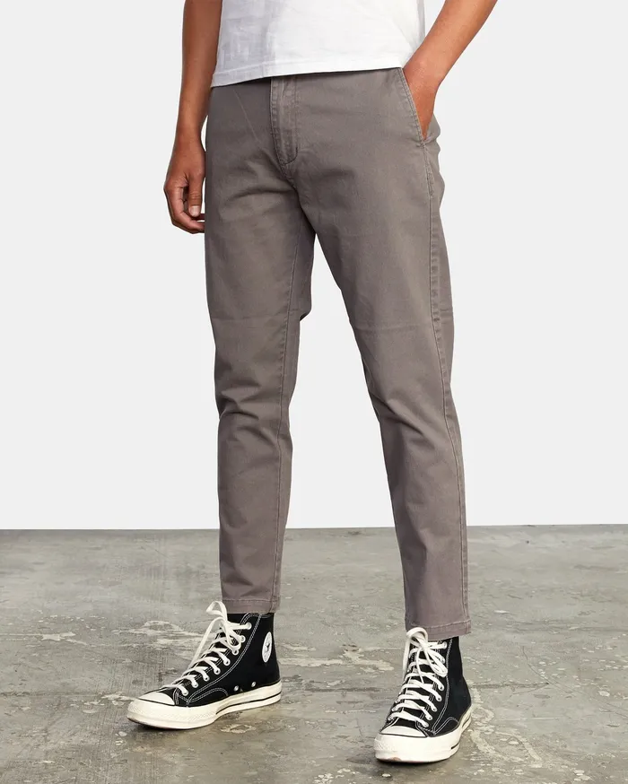 RVCA Mens Pants Hitcher Pant Smoke Smk Near Me