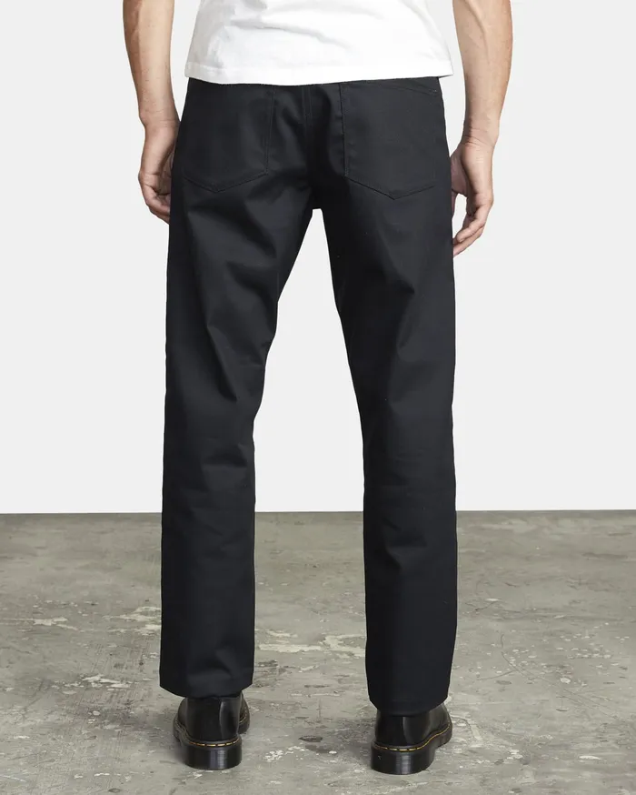RVCA Mens Pants New Dawn Modern Straight Fit Pant Black Blk Gift for Friend
