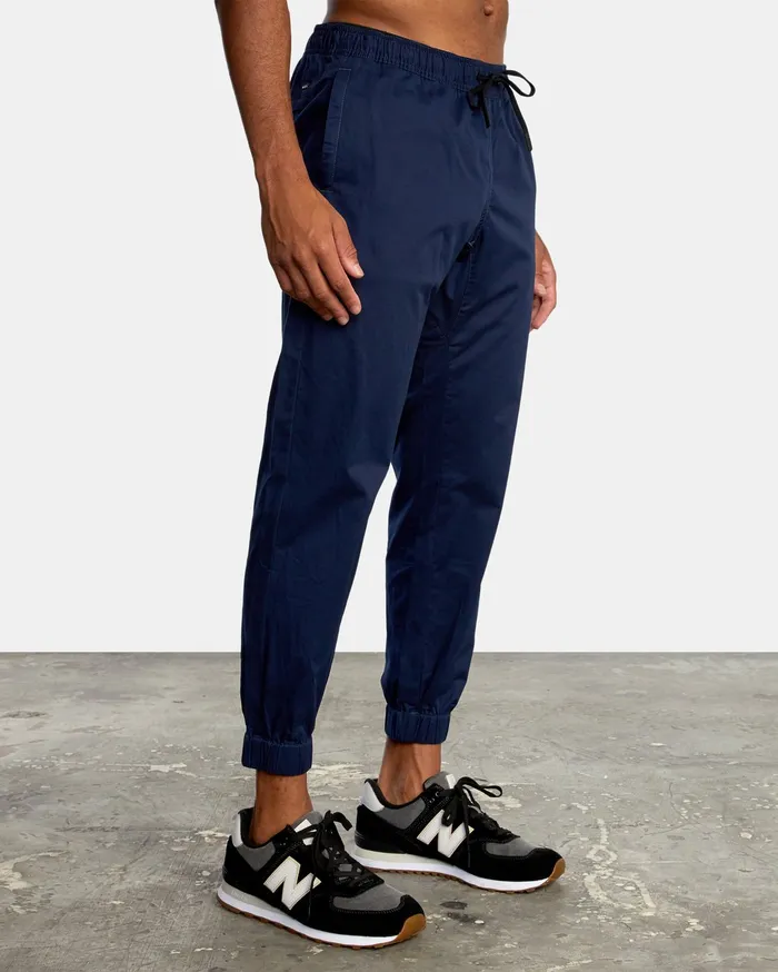 RVCA Mens Pants Spectrum Cuffed Workout Pants Midnight Mid Online
