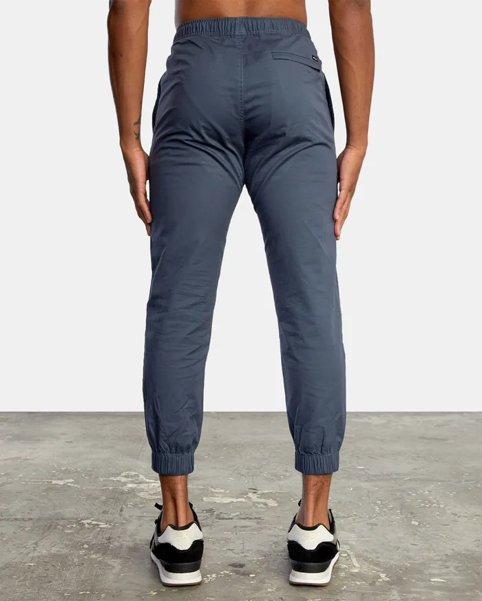 RVCA Mens Pants Spectrum Cuffed Workout Pants Ombre Blue Krq0 For Sale
