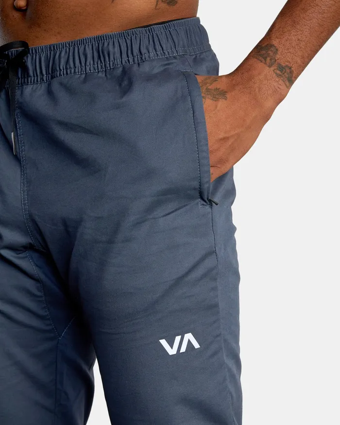 RVCA Mens Pants Spectrum Cuffed Workout Pants Ombre Blue Krq0 For Sale
