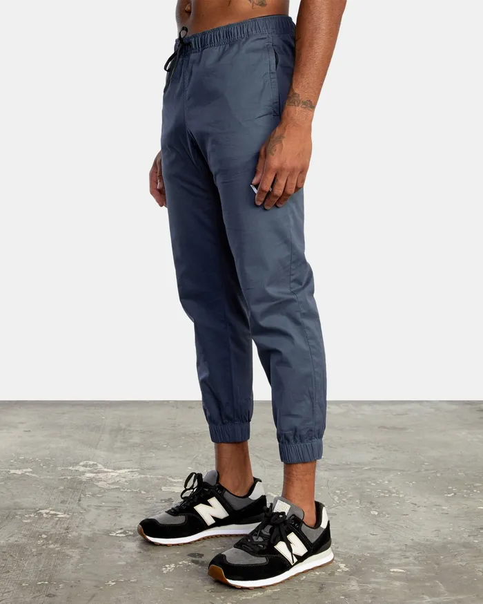 RVCA Mens Pants Spectrum Cuffed Workout Pants Ombre Blue Krq0 For Sale