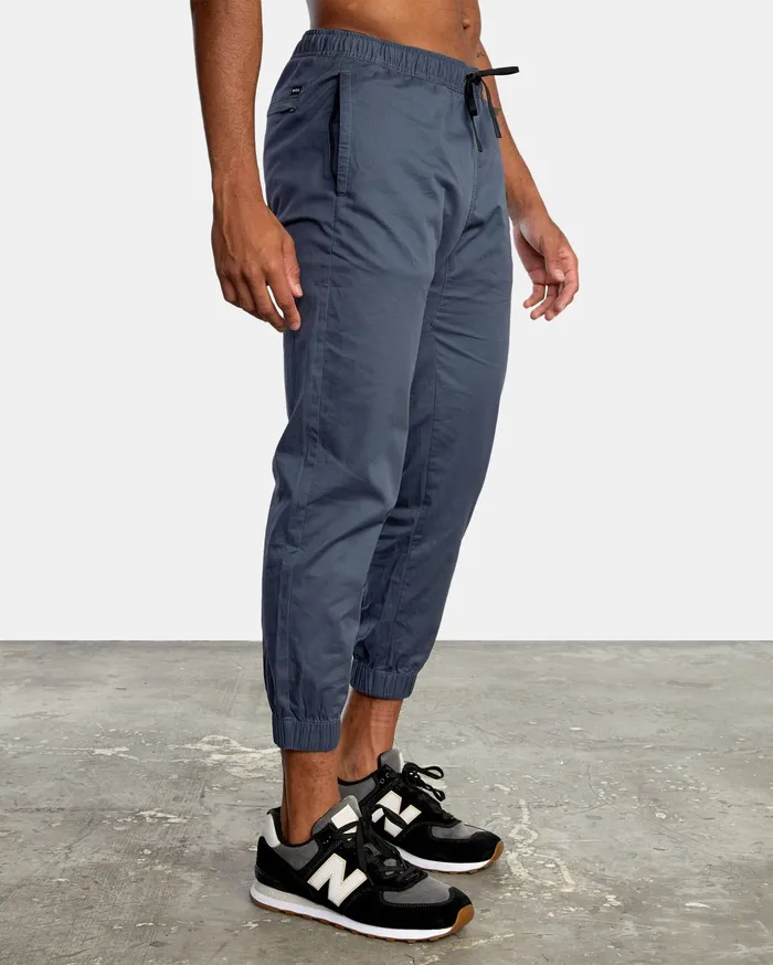 RVCA Mens Pants Spectrum Cuffed Workout Pants Ombre Blue Krq0 For Sale
