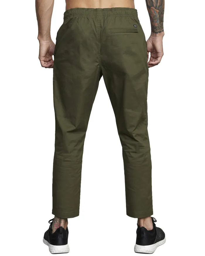 RVCA Mens Pants Spectrum Iii Sport Pant Olive Olv Casaul