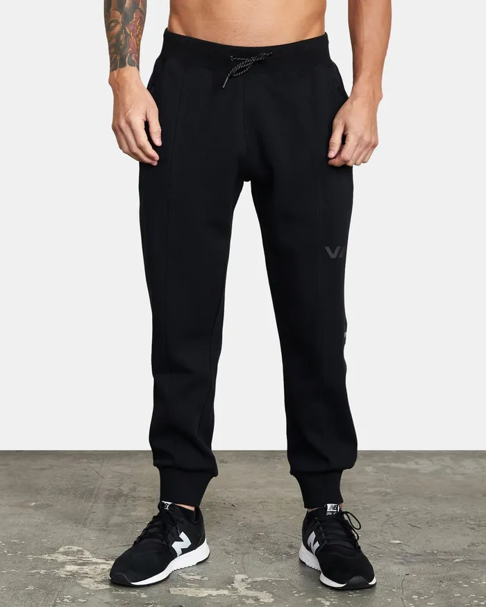 RVCA Mens Pants Sport Tech Sweatpant Black Blk Casaul