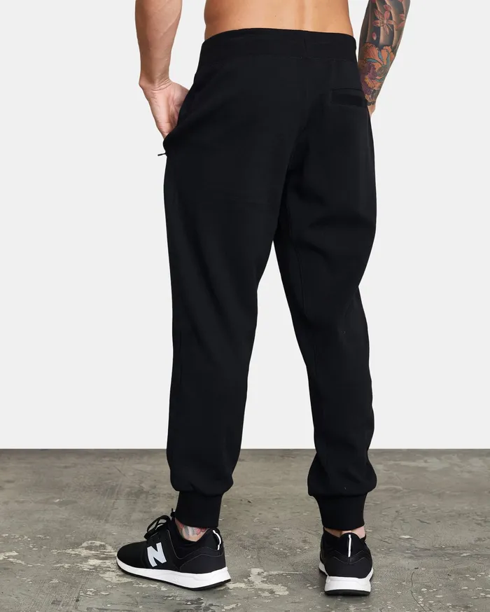 RVCA Mens Pants Sport Tech Sweatpant Black Blk Casaul