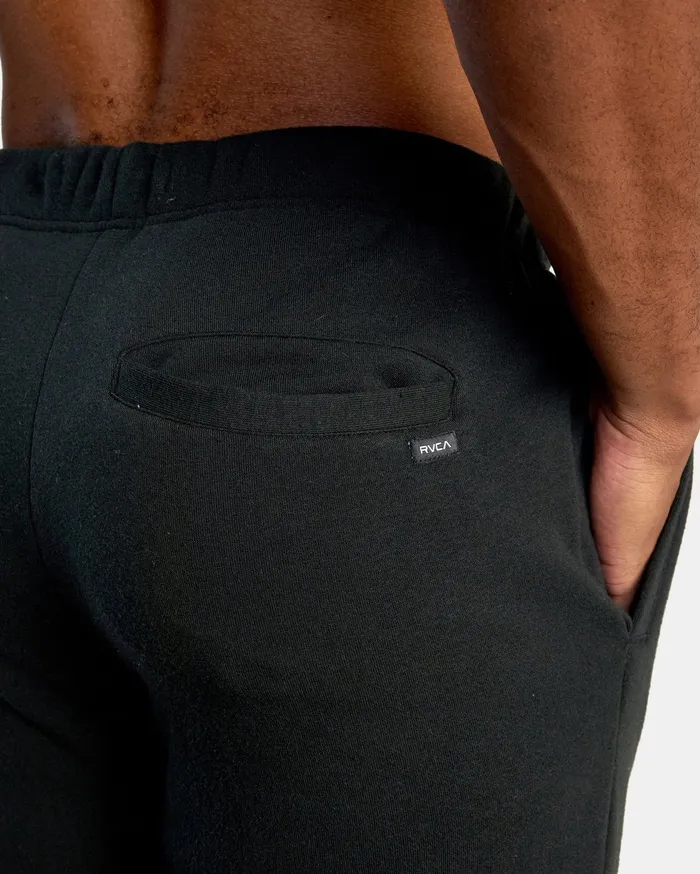 RVCA Mens Pants Swift Sweatpant Black Blk On Sale