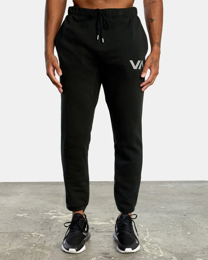 RVCA Mens Pants Swift Sweatpant Black Blk On Sale