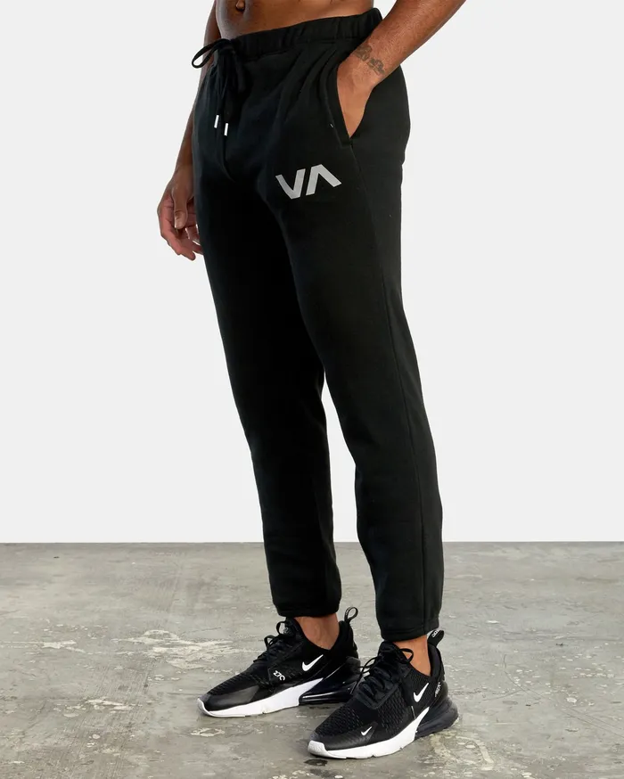 RVCA Mens Pants Swift Sweatpant Black Blk On Sale