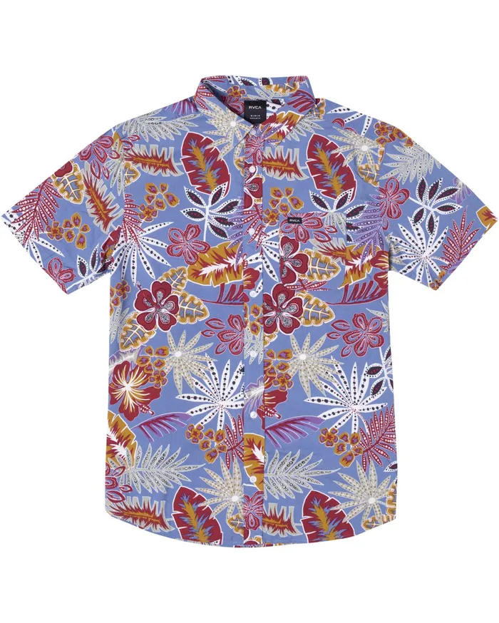 RVCA Mens Shirts Singapore Sling Floral Short Sleeve Shirt Floral Flr Online