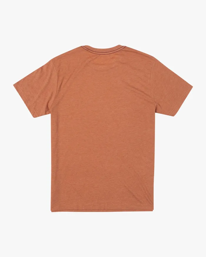 RVCA Mens Short Sleeves Big Rvca Short Sleeve Tee Cocoa Cca