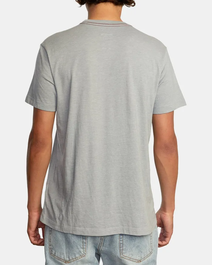 RVCA Mens Short Sleeves Big Rvca Short Sleeve Tee Monument Mon