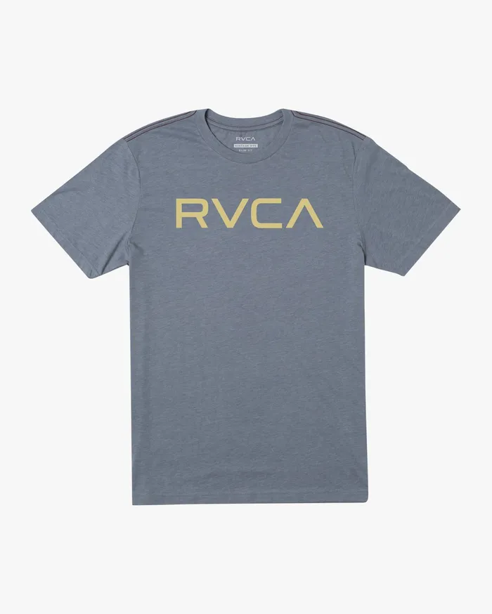 RVCA Mens Short Sleeves Big Rvca Short Sleeve Tee Slate Slt