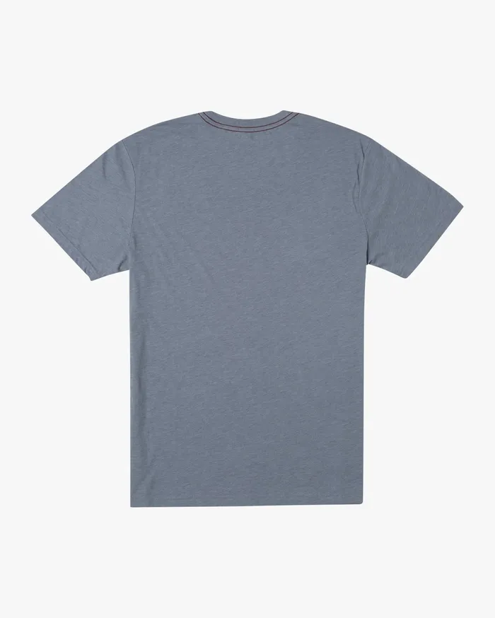 RVCA Mens Short Sleeves Big Rvca Short Sleeve Tee Slate Slt