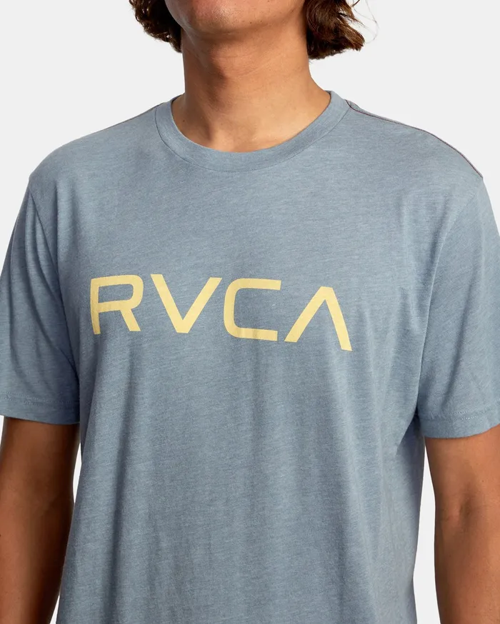 RVCA Mens Short Sleeves Big Rvca Short Sleeve Tee Slate Slt