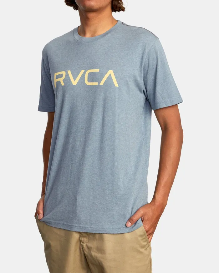 RVCA Mens Short Sleeves Big Rvca Short Sleeve Tee Slate Slt