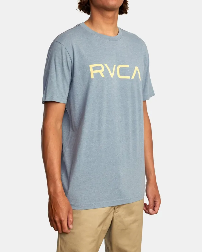 RVCA Mens Short Sleeves Big Rvca Short Sleeve Tee Slate Slt