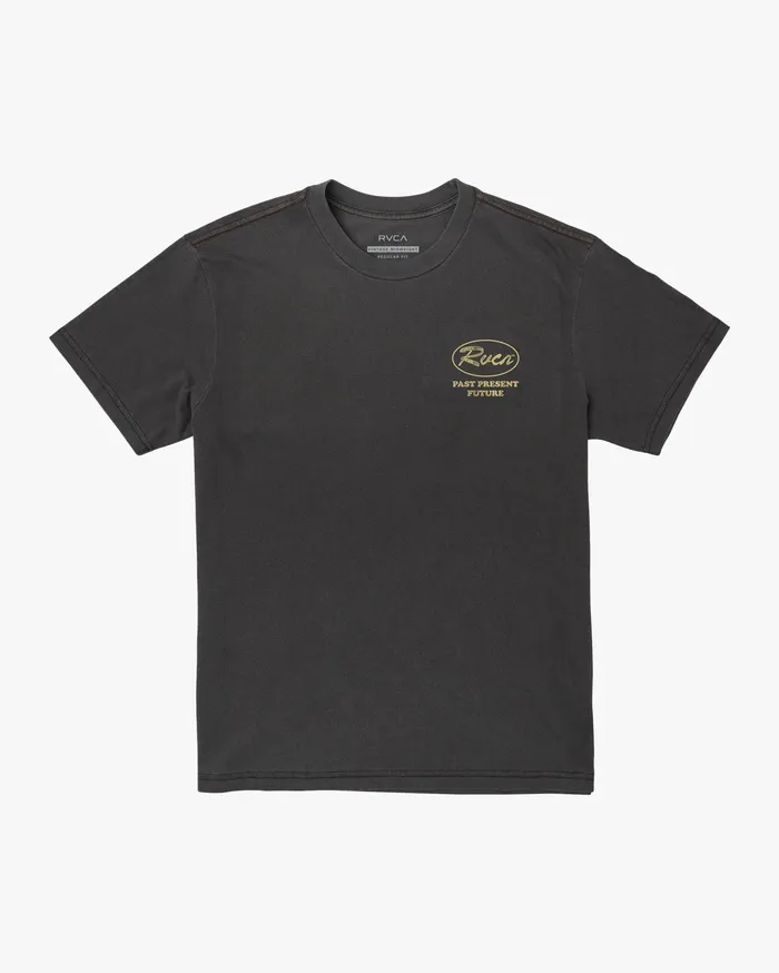 RVCA Mens Short Sleeves Cooper Short Sleeve Tee Black Blk