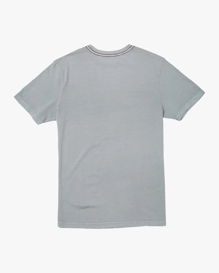 RVCA Mens Short Sleeves Nowhere Short Sleeve Tee Monument Mon