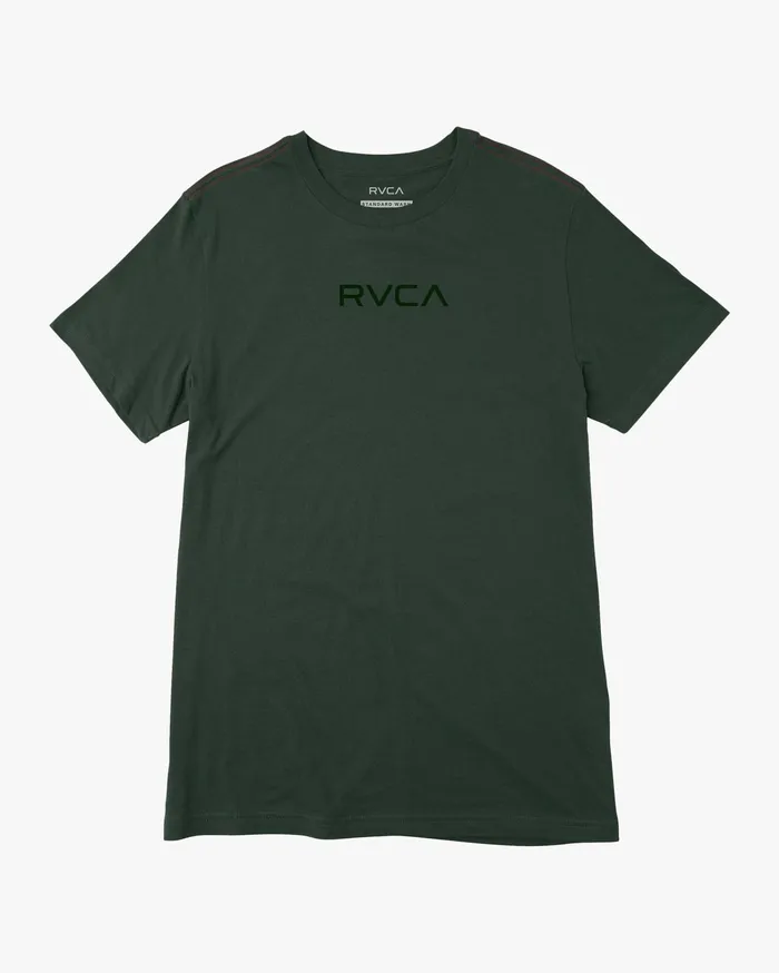 RVCA Mens Short Sleeves Small Rvca Short Sleeve Tee Hunter Green Dgn