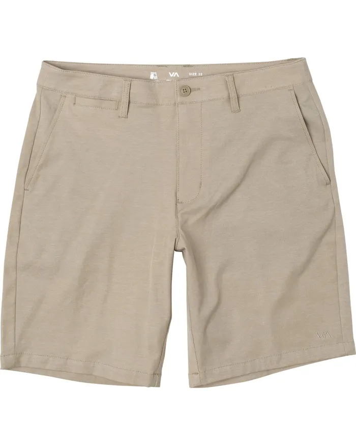 RVCA Mens Shorts Back In Hybrid Shorts 19034 Khaki Kha Near Me