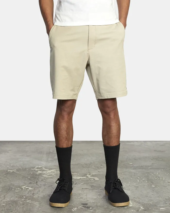 RVCA Mens Shorts Back In Hybrid Shorts 19034 Khaki Kha Near Me