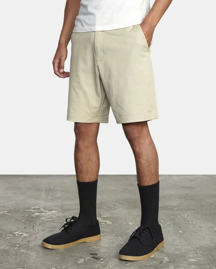 RVCA Mens Shorts Back In Hybrid Shorts 19034 Khaki Kha Near Me