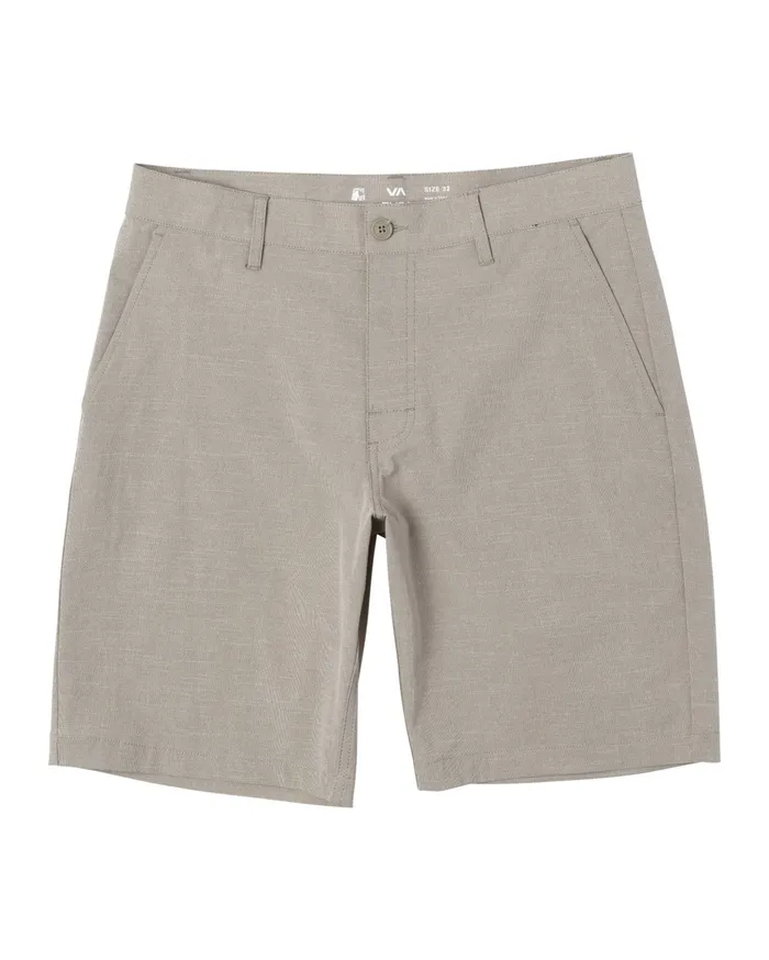 RVCA Mens Shorts Balance Hybrid Shorts 20034 Khaki Kha Gift for Friend
