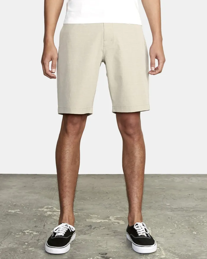 RVCA Mens Shorts Balance Hybrid Shorts 20034 Khaki Kha Gift for Friend
