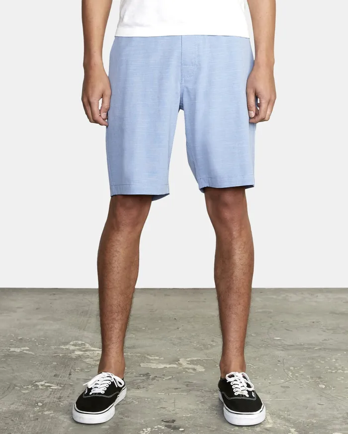 RVCA Mens Shorts Balance Hybrid Shorts 20034 Nautical Blue Nbl On Sale