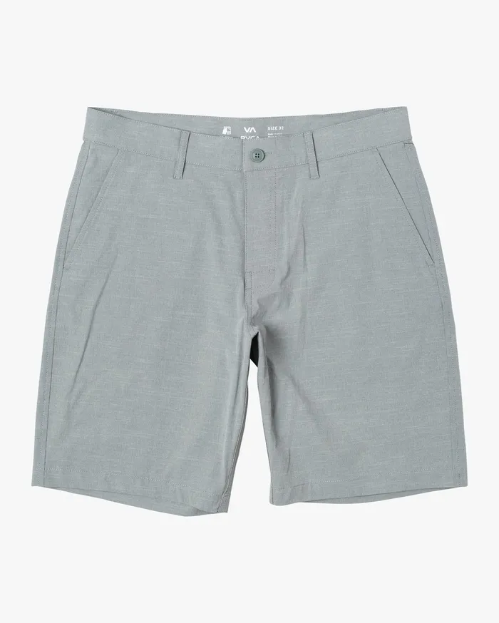 RVCA Mens Shorts Balance Hybrid Shorts 20034 Sage Sge Cheap On Sale