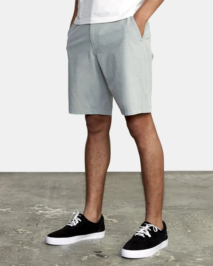 RVCA Mens Shorts Balance Hybrid Shorts 20034 Sage Sge Cheap On Sale