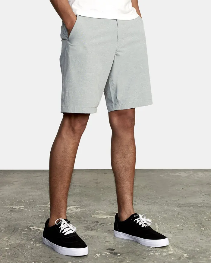 RVCA Mens Shorts Balance Hybrid Shorts 20034 Sage Sge Cheap On Sale