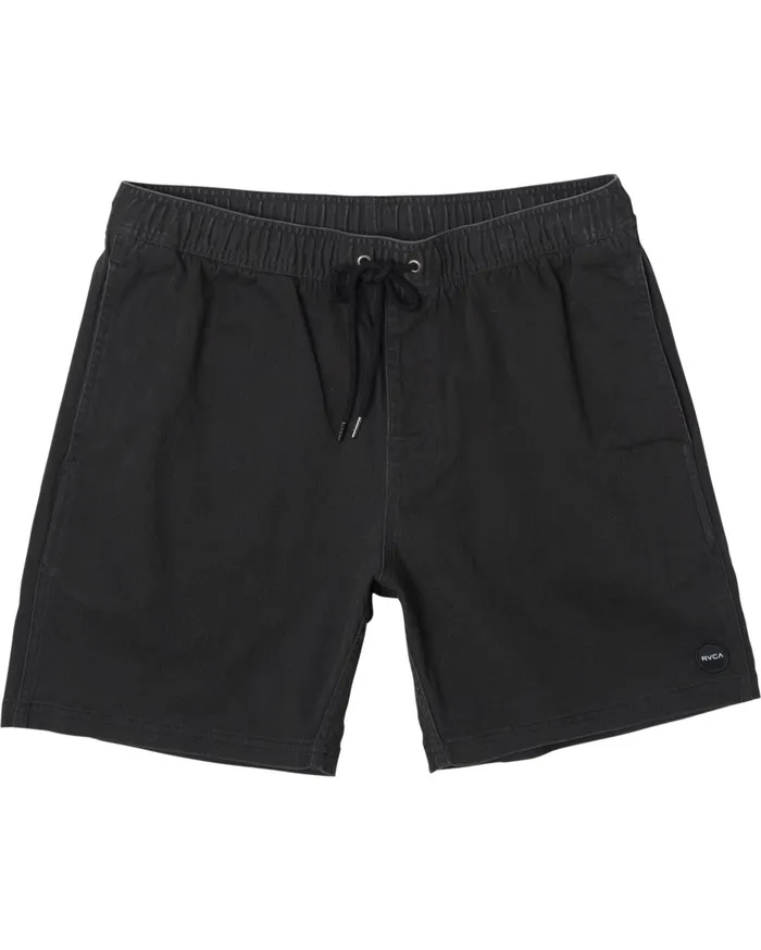 RVCA Mens Shorts Escape Elastic Walkshorts 17034 Black Blk Cheap On Sale
