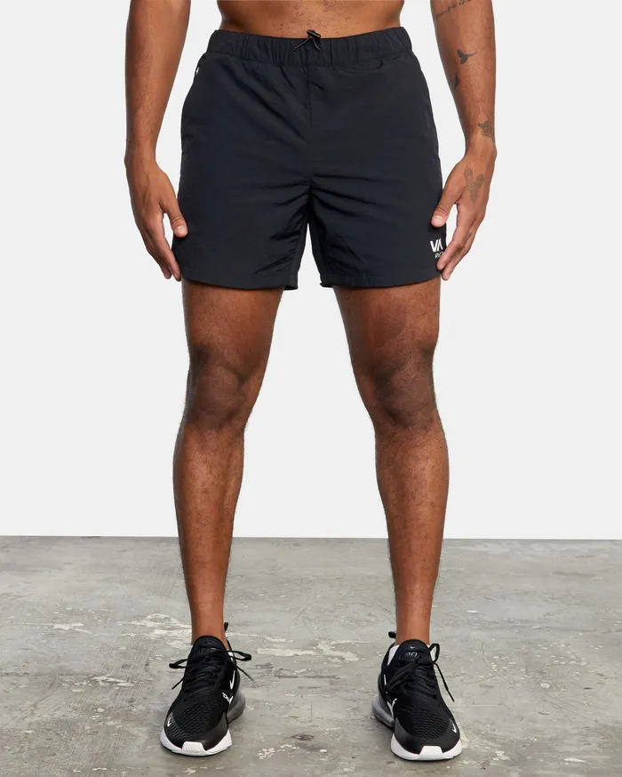 RVCA Mens Shorts Outsider Packable Elastic Shorts 17034 Black Blk Gift 4 You