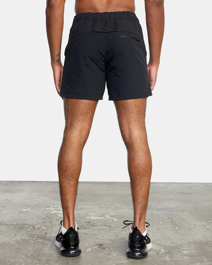 RVCA Mens Shorts Outsider Packable Elastic Shorts 17034 Black Blk Gift 4 You