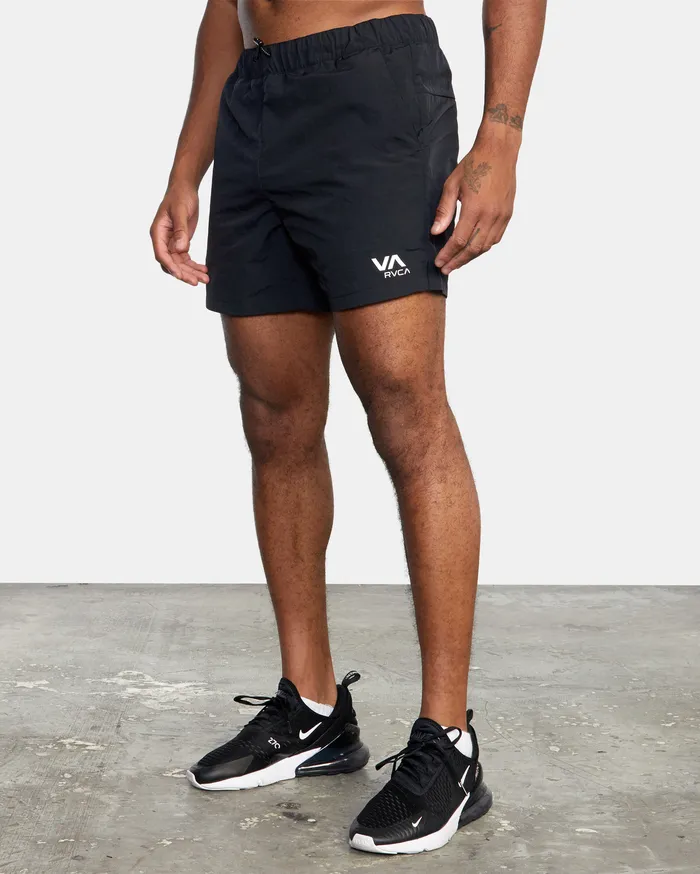 RVCA Mens Shorts Outsider Packable Elastic Shorts 17034 Black Blk Gift 4 You