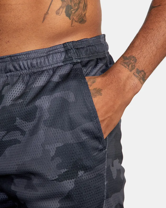 RVCA Mens Shorts Va Mesh Sport Short 17034 Camo Cam Cheap On Sale