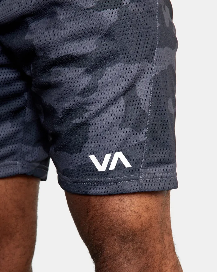 RVCA Mens Shorts Va Mesh Sport Short 17034 Camo Cam Cheap On Sale