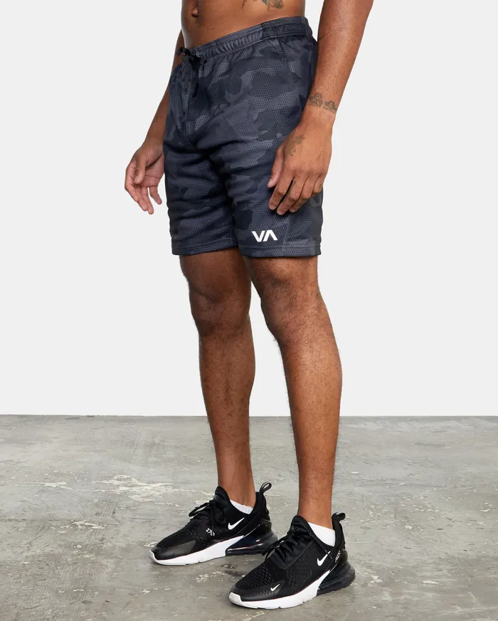 RVCA Mens Shorts Va Mesh Sport Short 17034 Camo Cam Cheap On Sale