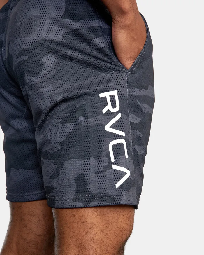 RVCA Mens Shorts Va Mesh Sport Short 17034 Camo Cam Cheap On Sale