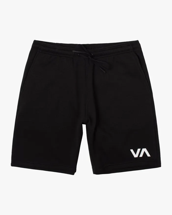 RVCA Mens Shorts Va Sport Iv Sweat Short 19034 Black Blk For Sale