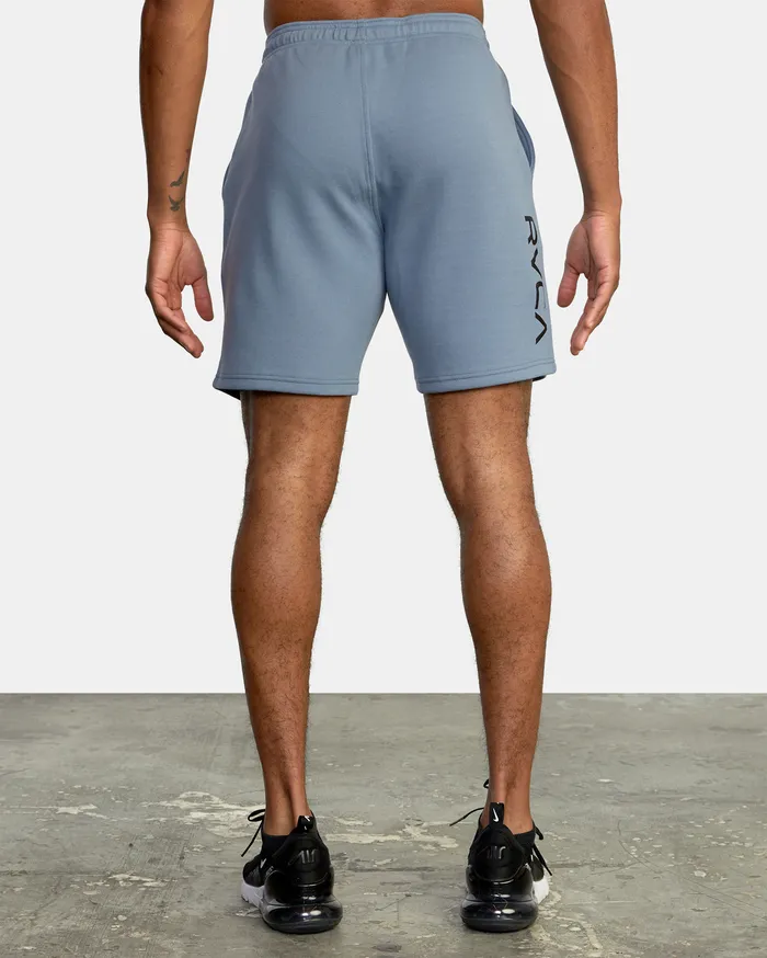 RVCA Mens Shorts Va Sport Iv Sweat Short 19034 Blue Slate Blt Near Me