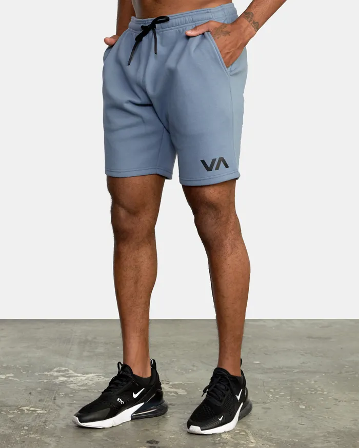 RVCA Mens Shorts Va Sport Iv Sweat Short 19034 Blue Slate Blt Near Me