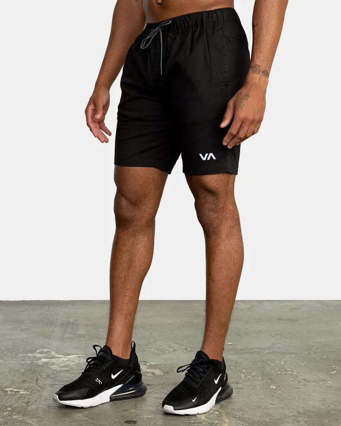 RVCA Mens Shorts Va Sport Spectrum Workout Shorts 18034 Agave Green Gzc0 Cheap On Sale