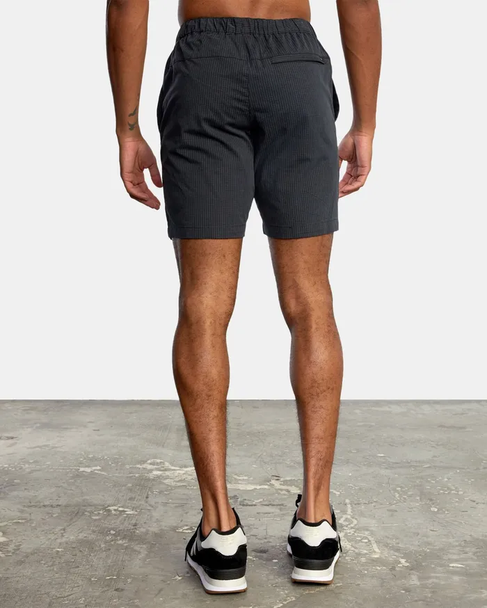 RVCA Mens Shorts Va Sport Spectrum Workout Shorts 18034 Grid Black Slate Kvc2 Online