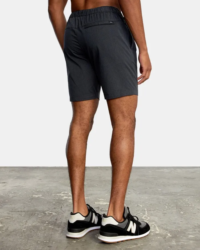 RVCA Mens Shorts Va Sport Spectrum Workout Shorts 18034 Grid Black Slate Kvc2 Online