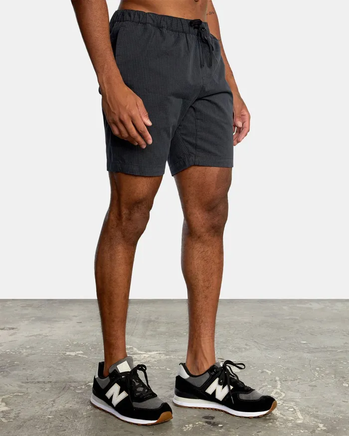 RVCA Mens Shorts Va Sport Spectrum Workout Shorts 18034 Grid Black Slate Kvc2 Online