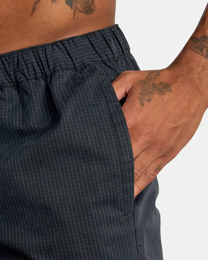 RVCA Mens Shorts Va Sport Spectrum Workout Shorts 18034 Grid Black Slate Kvc2 Online