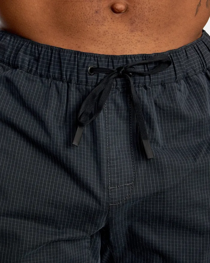 RVCA Mens Shorts Va Sport Spectrum Workout Shorts 18034 Grid Black Slate Kvc2 Online